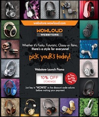 WOWLOUD launches audio hardware webstore